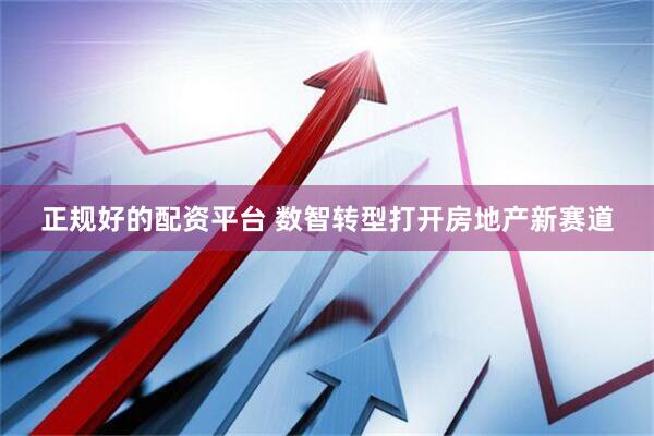 正规好的配资平台 数智转型打开房地产新赛道
